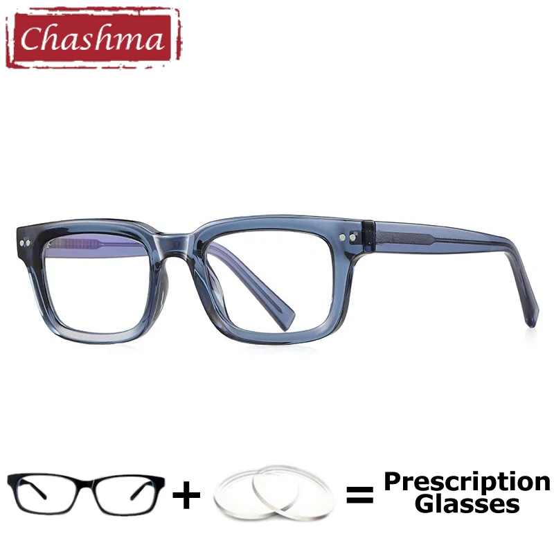 

Chashma женские модные очки по рецепту TR90 очки оптические очки в оправе мужские прямоугольные оптические очки для чтения