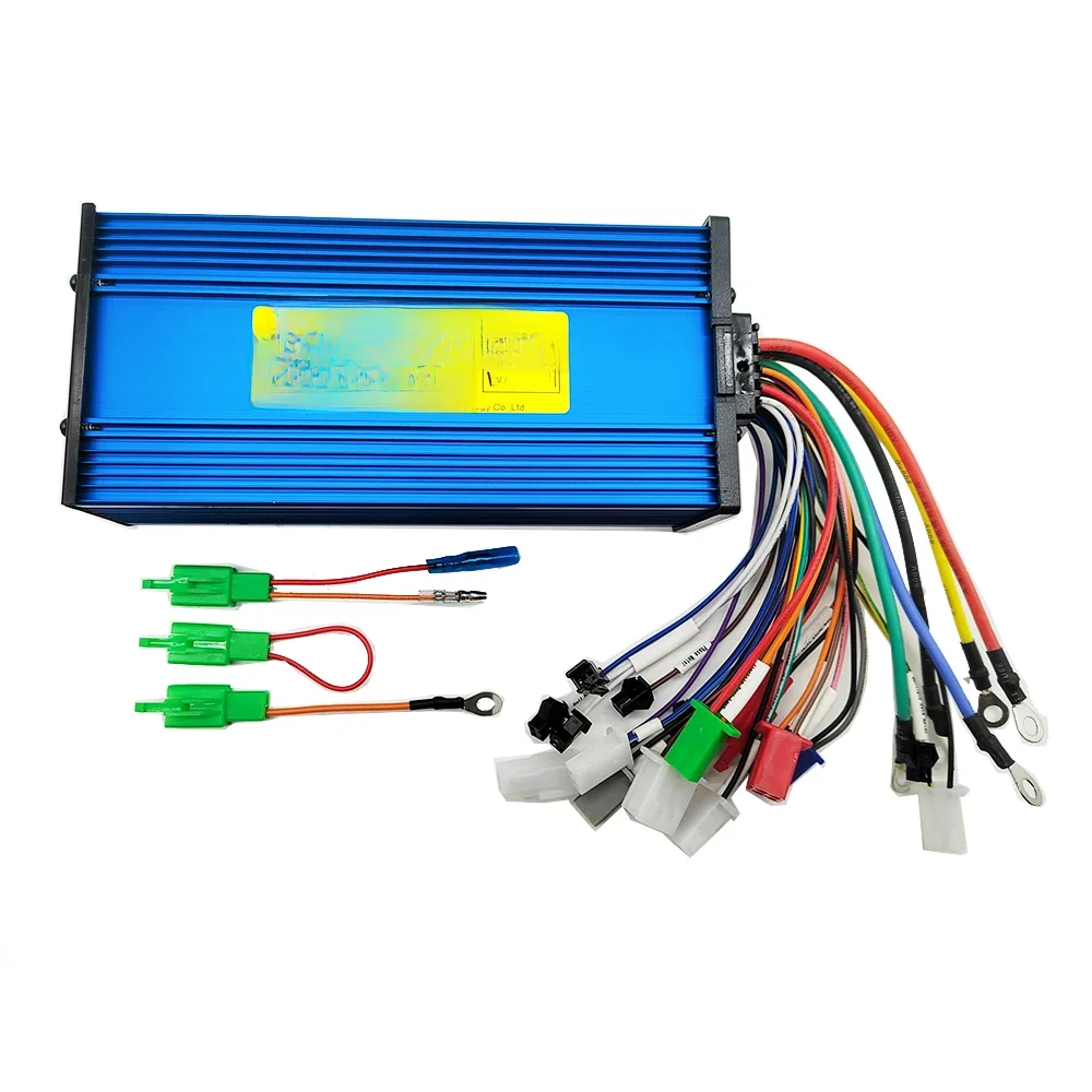 AliExpress 36V 48 V 60V 64V 72V 1000W 2000W Universal Brushless Controller 15 Tube for Electric Scooter E‑Bike