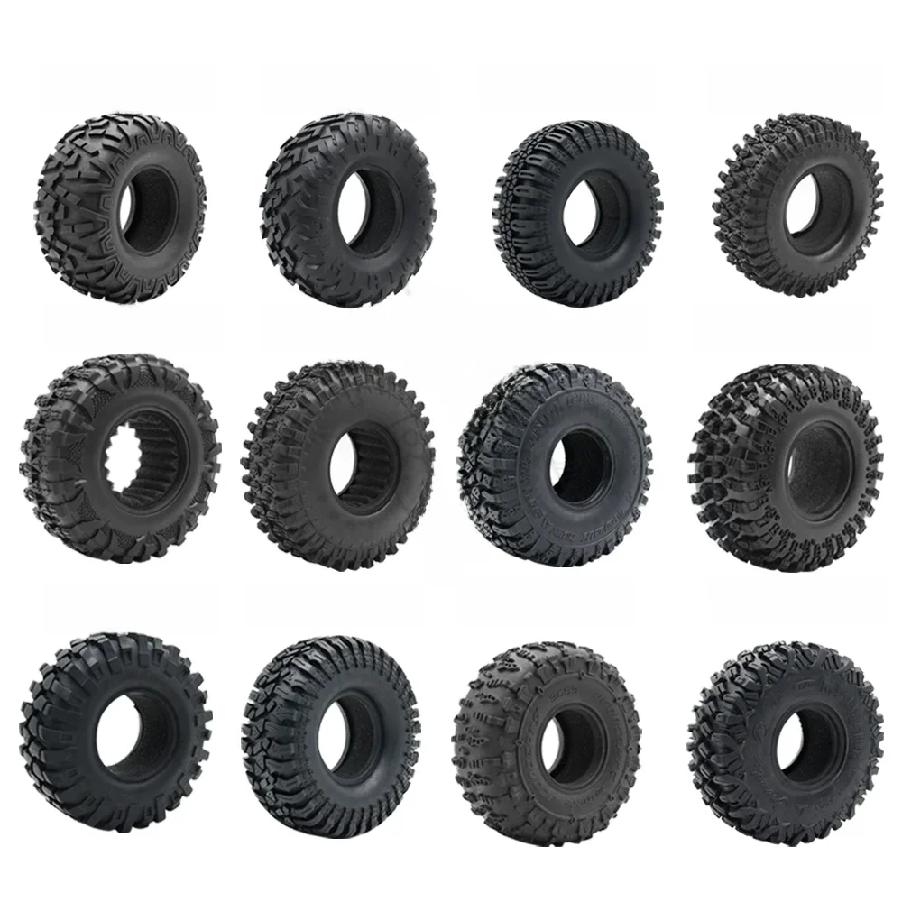 Pneus en caoutchouc 1.9/2.2 pouces, roues 1.9 pour chenille 1/10 RC TRX4 TRX6 Axial SCX10 II III Gladiator 90046 RBX10 Wraith