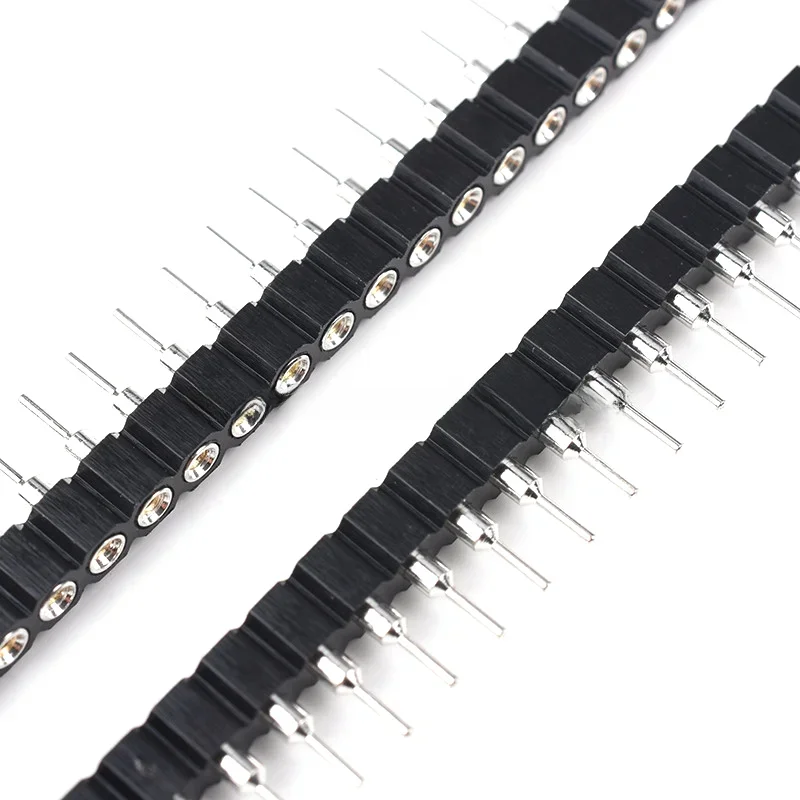 10 sztuk/partia jednorzędowy 40-pinowy okrągły żeński pin Header 2,54 mm — zdjęcie 2