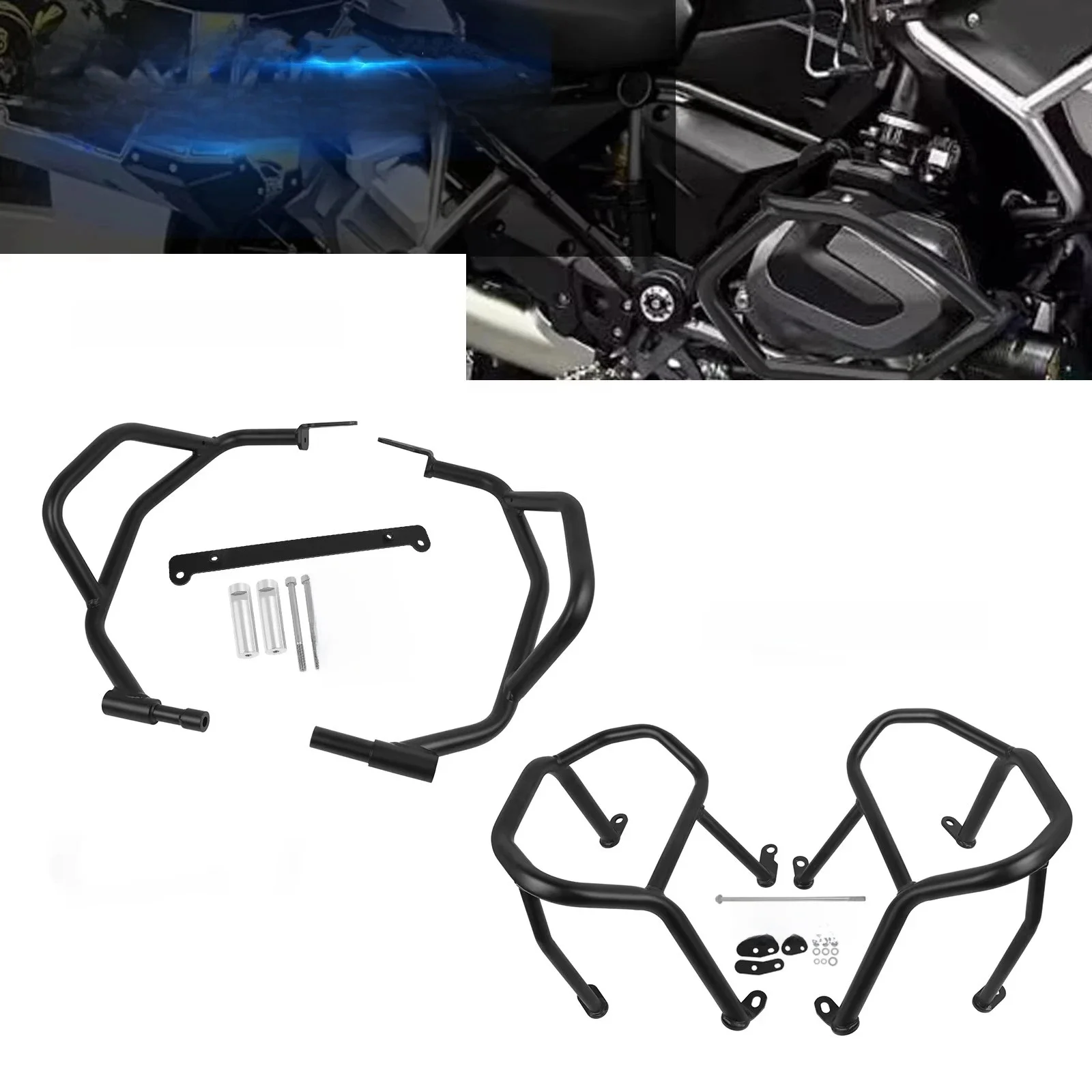 Voor BMW R1250GS R1250 GS R1250GS 2018-2024 Engine Guard Crash Bars Bumper Stunt Kooi Motorcycle Frame valbescherming Bars - afbeelding 2