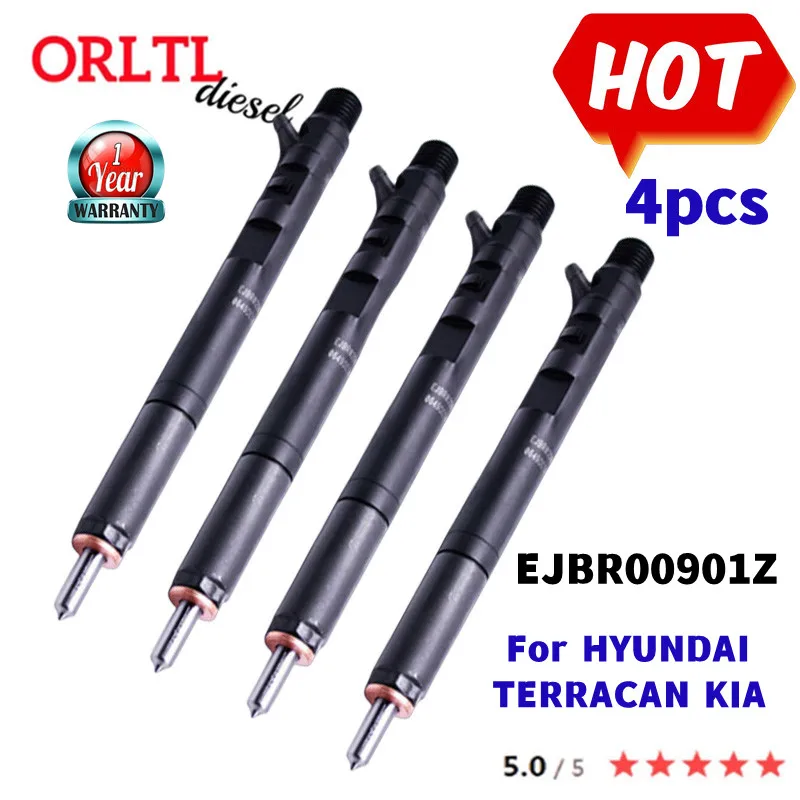 ORLTL Euro 3 Common Rail Injector EJBR00901Z Diesel R00901Z For HYUNDAI TERRACAN KIA 4PCS