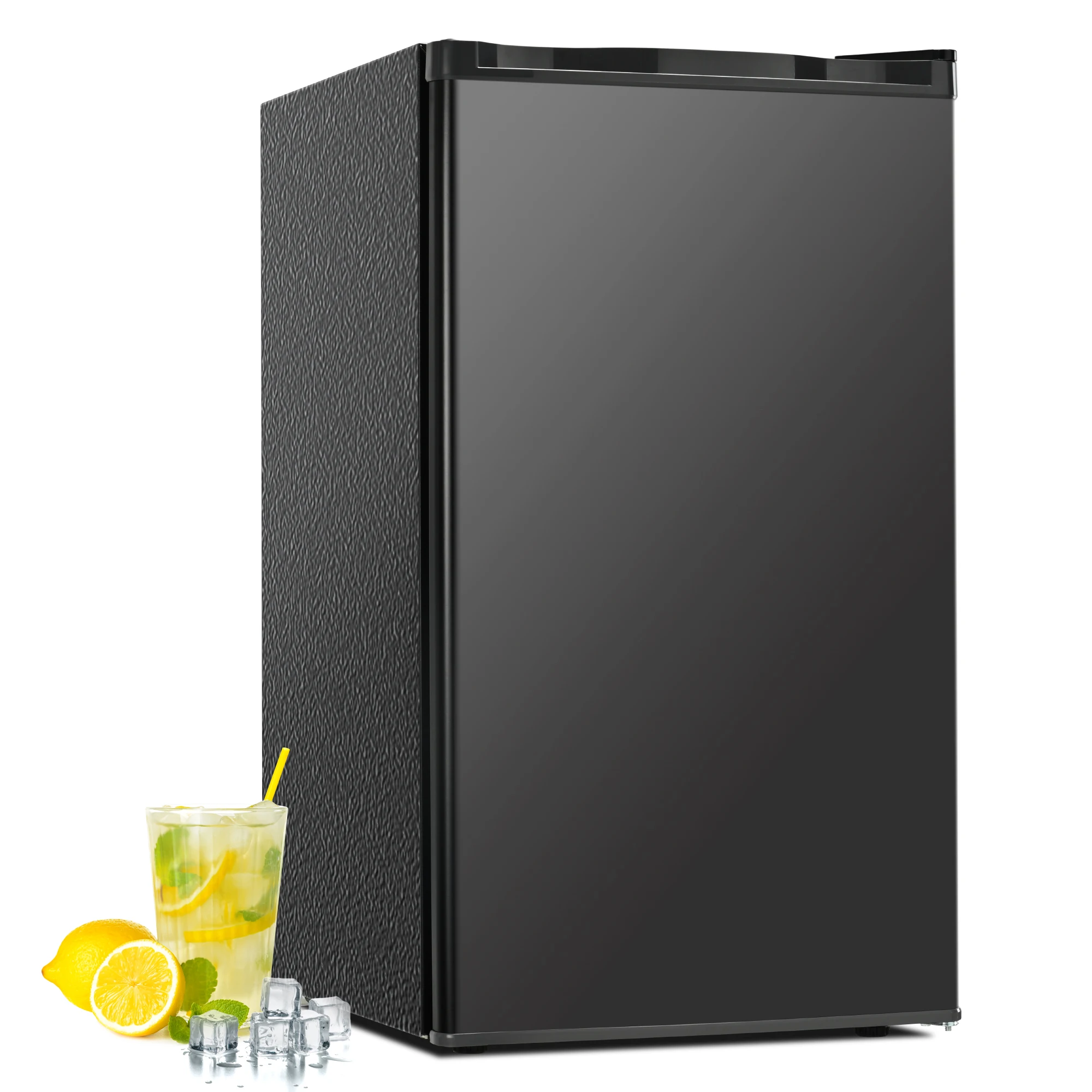 3.1Cu.ft Mini Fridge with Freezer, Compact Design Mini Refrigerator with Single Door for Home/Office/Dorm/Bar,Black