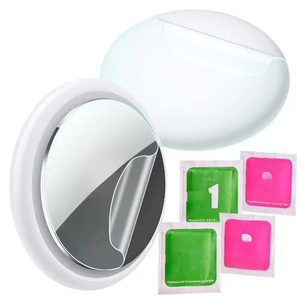 Hidrogel Protector Compatível com Airtag Frente + Traseira Película Protetora Auto Cura Anti