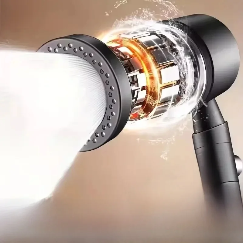 Pommeau de douche à filtre haute pression, économie d'eau, 5 Modes, pomme de douche à main, arrêt à un bouton, ensemble d'accessoires de salle de bains, nouveau