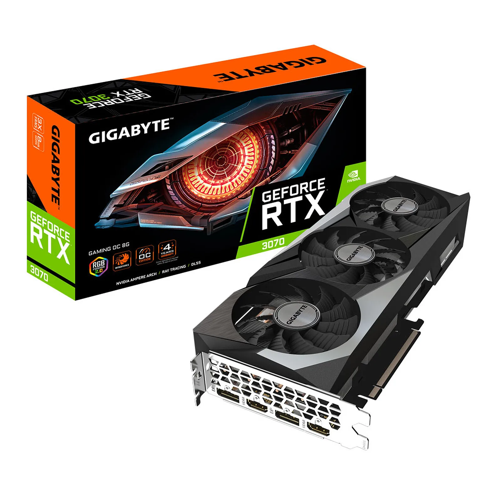 

Новые маркетинговые продажи видеокарты Geforce Giga byte RTX 30 серии RTX 3050 3060 3070ti без LHR rtx 3070