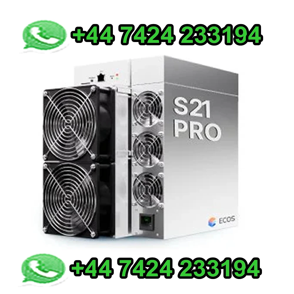 DC BUY 3 GET 2 FREE New Antminer S21 Pro 234T 15 J/T