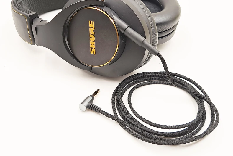 Shure srh840asrh440aヘッドフォン用の4フィート/5フィート/6フィート/9フィートナイロンオーディオケーブル