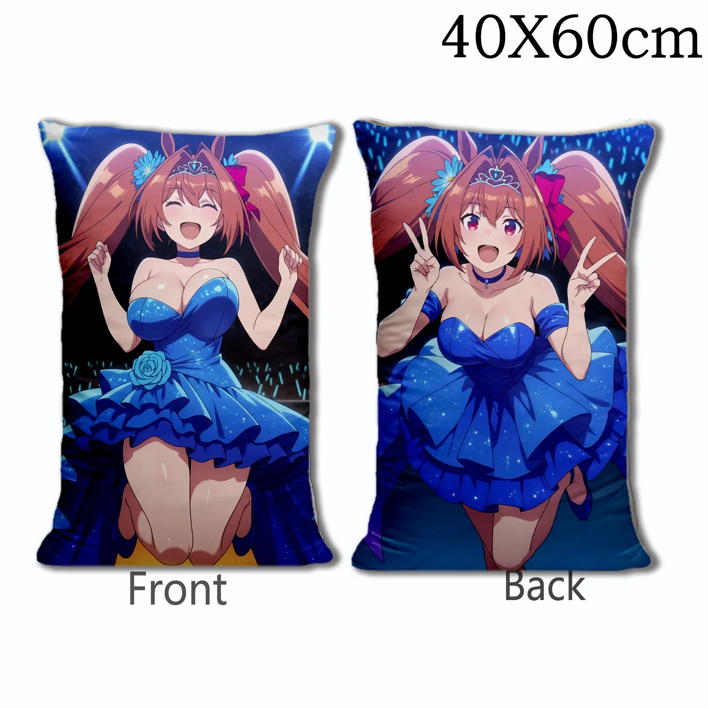 Dakimakura Anime Daiwa Scarlet Uma Musume Pillow Cover Sofa Cushion Double-side Print Throw Pillow Case 40X60cm