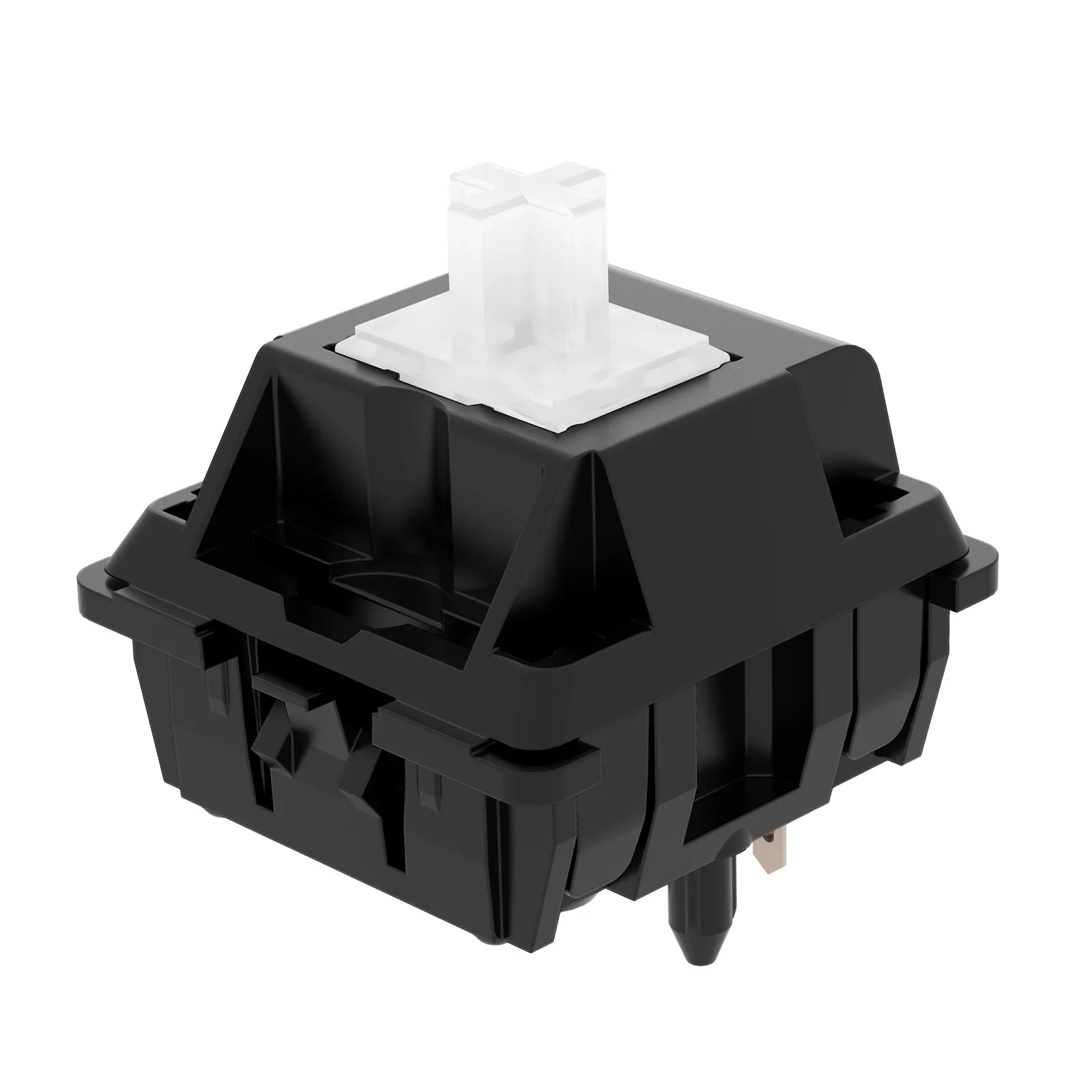 Przełącznik liniowy DUROCK POM Piano 63.5g, Przełącznik dotykowy POM Sunflower T1 67g, Przełączniki klawiszowe P3 z 5 pinami do klawiatur mechanicznych — zdjęcie produktu 7