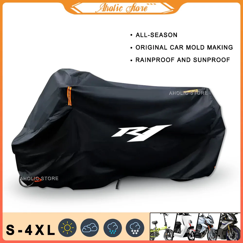 R1 for YZFR1 YZF R1 Motorcycle Cover Waterproof Outdoor Motorbike Rain Dustproof Snow Sun UV Protector