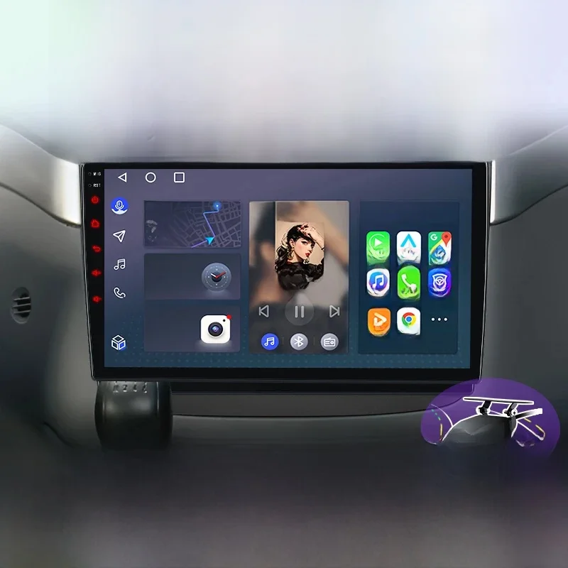Draadloze CarPlay voor Apple Android Auto Radio GPS voor Mercedes-Benz Vito 2 W639 Viano 2 2008-2012 Multimedia RDS 4G WiFi - afbeelding 2