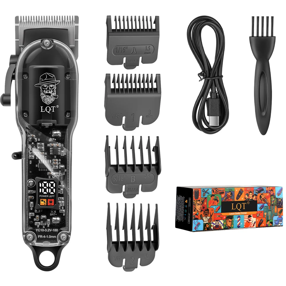 Electric Hair Clippers Powerful Hair Trimmer Professional Hair Clipper Set Cordless Hair Trimmer for Family,Gifts for Men