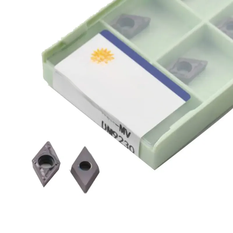 10 szt. Wkładek węglikowych DCMT070204 DCMT11T304 DCMT11T308 ostrze DCMT DCMT070208 HMP MV DM9030 narzędzia CNC do cięcia tokarka — zdjęcie 2