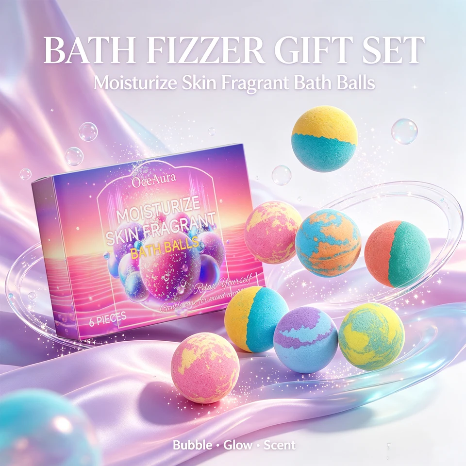 Organic Colorful Bubble Bath Balls for Kids