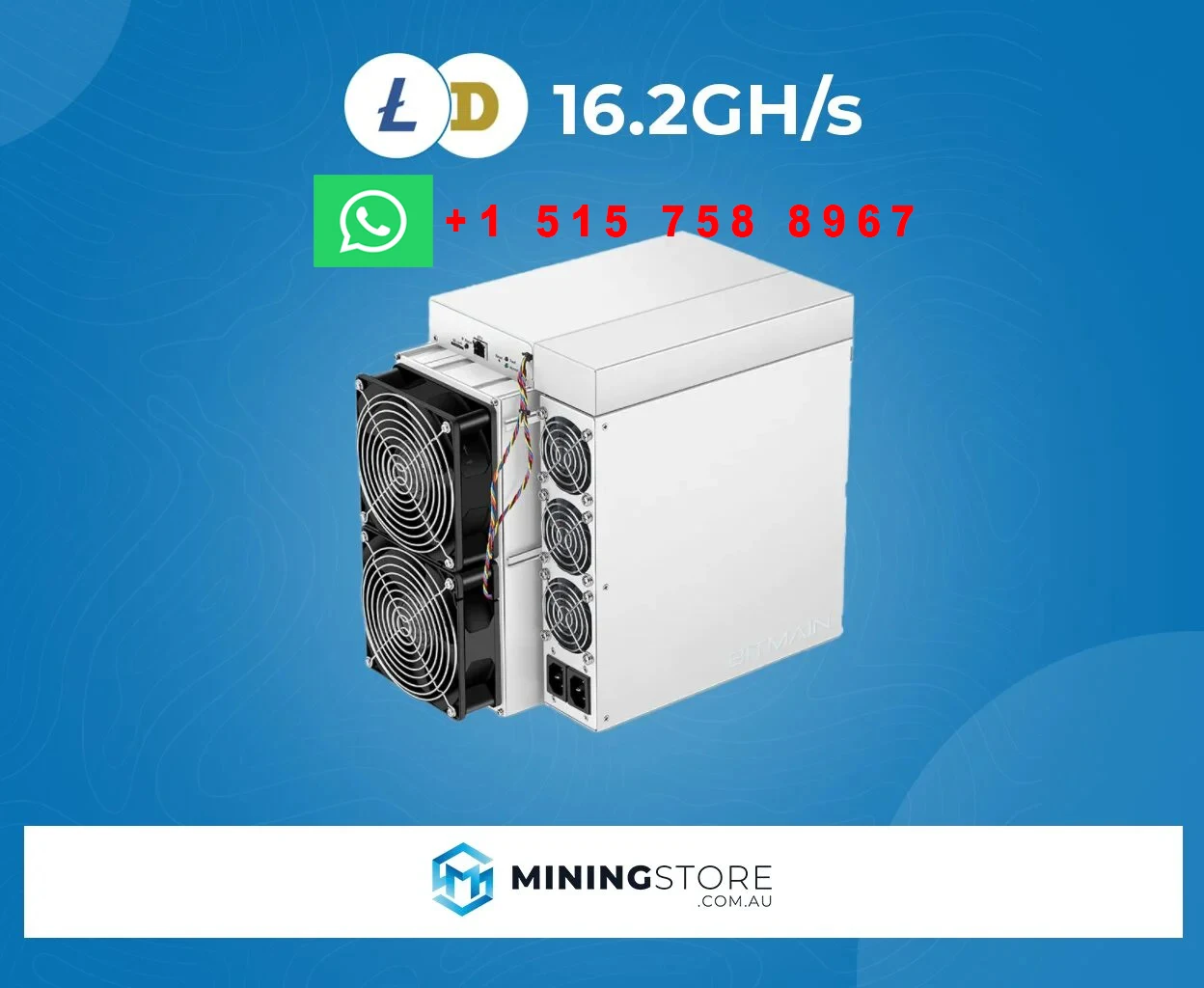 

BITMAIN Antminer L9 16GH/S 3360W Майнер для монет