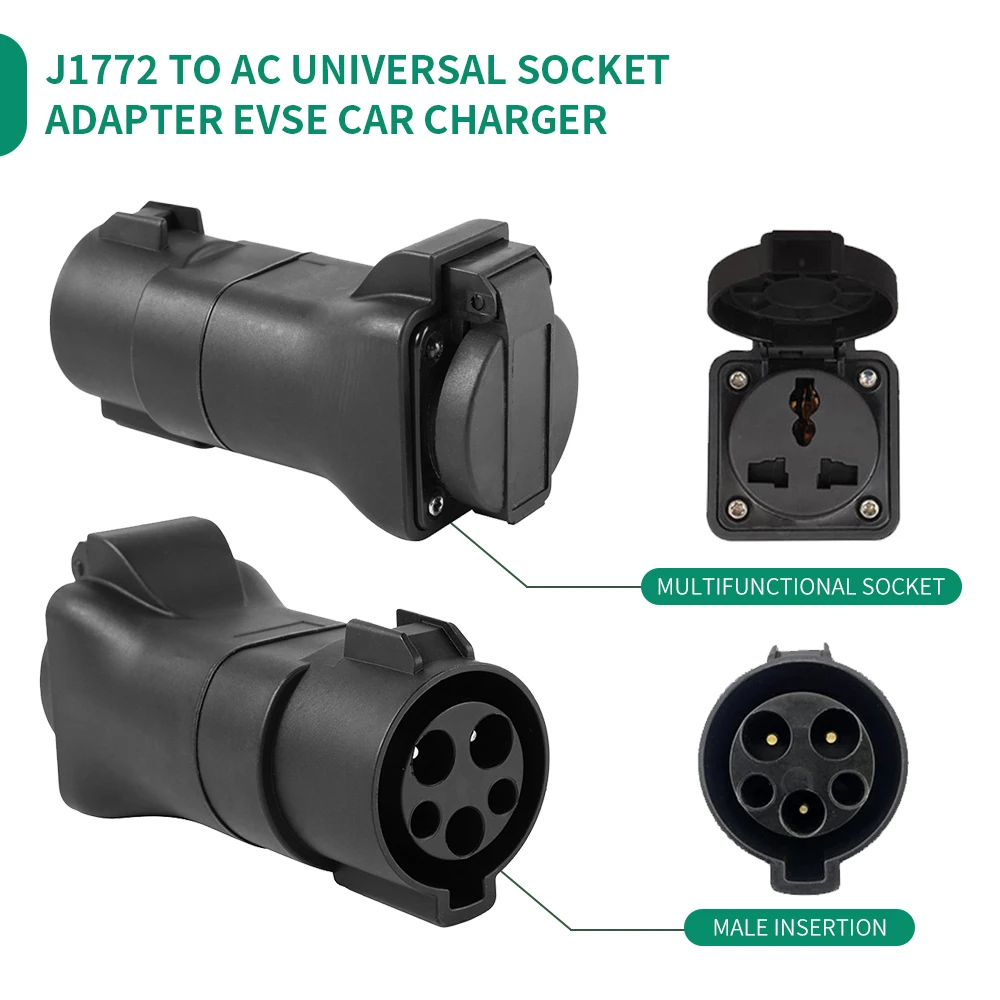 ตัวแปลงรถยนต์ไฟฟ้า, อะแดปเตอร์ชาร์จไฟ EVA แบบที่1ถึง AC 220V สำหรับแท่นชาร์จ evse ซ็อกเก็ต v2l รถจักรยานยนต์