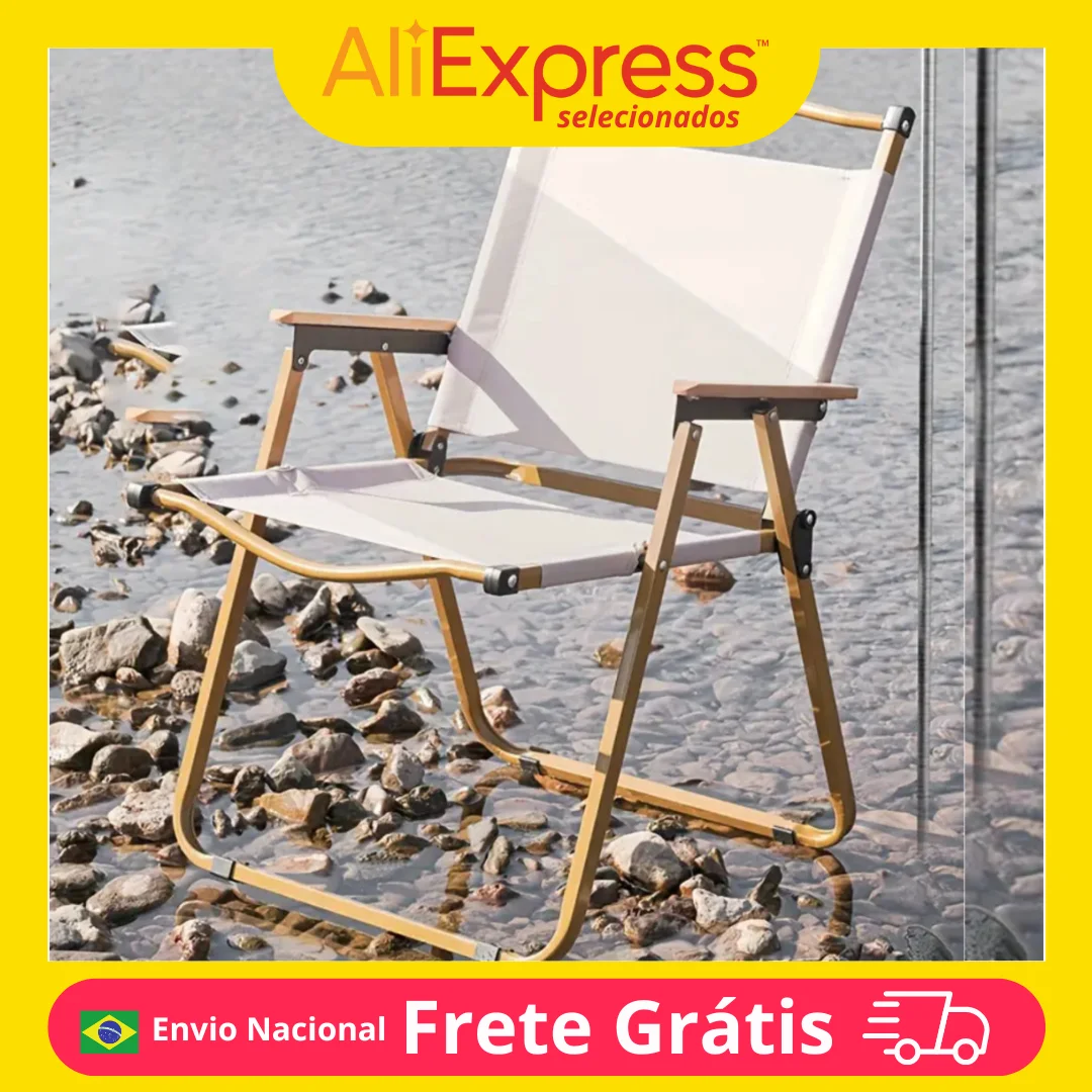 背もたれサポート付きポータブル折りたたみ椅子アルミニウム鋼快適キャンプ釣りビーチピクニック旅行に適しています120kg