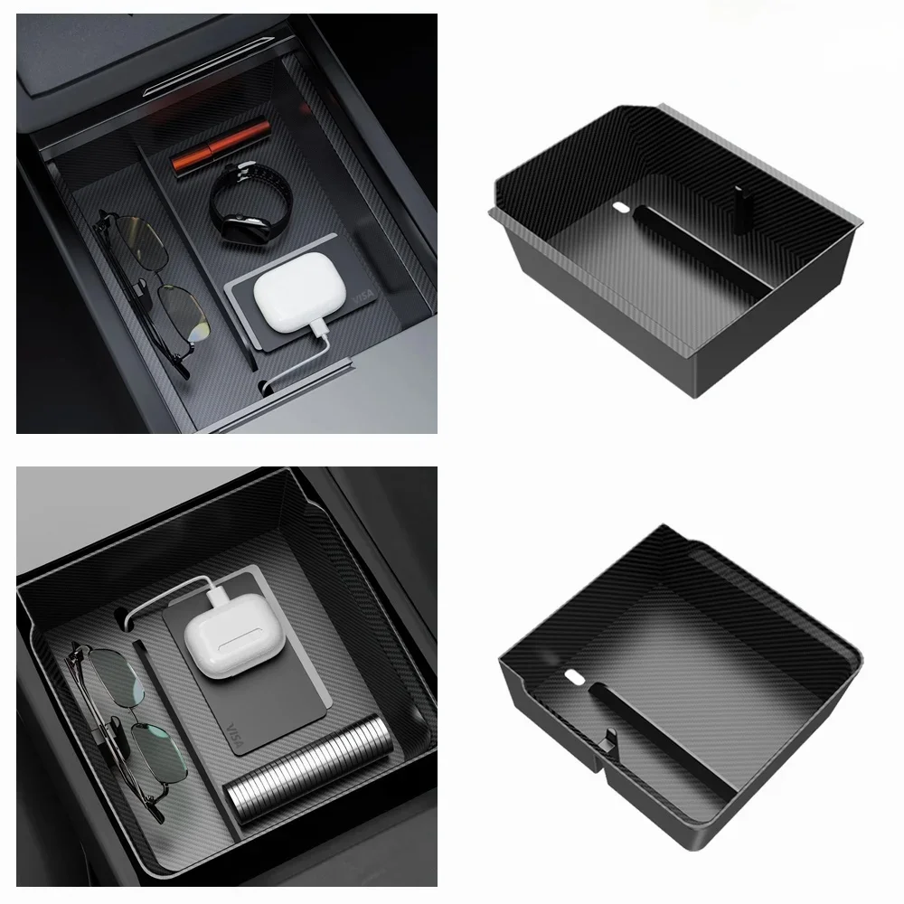 Boîte de rangement pour Tesla modèle Y Juniper Launch 2025 modèle 3, organisateur des Highlands, accessoires, plateaux de Console centrale, porte-gobelet caché
