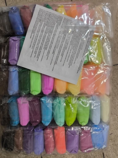 50 Colors Creative Air-Dry Ultra-Light Clay Kids Toy Space Mud DIY Modeling Kit with Tools Gift for Boys And Girls Intelligence photo review