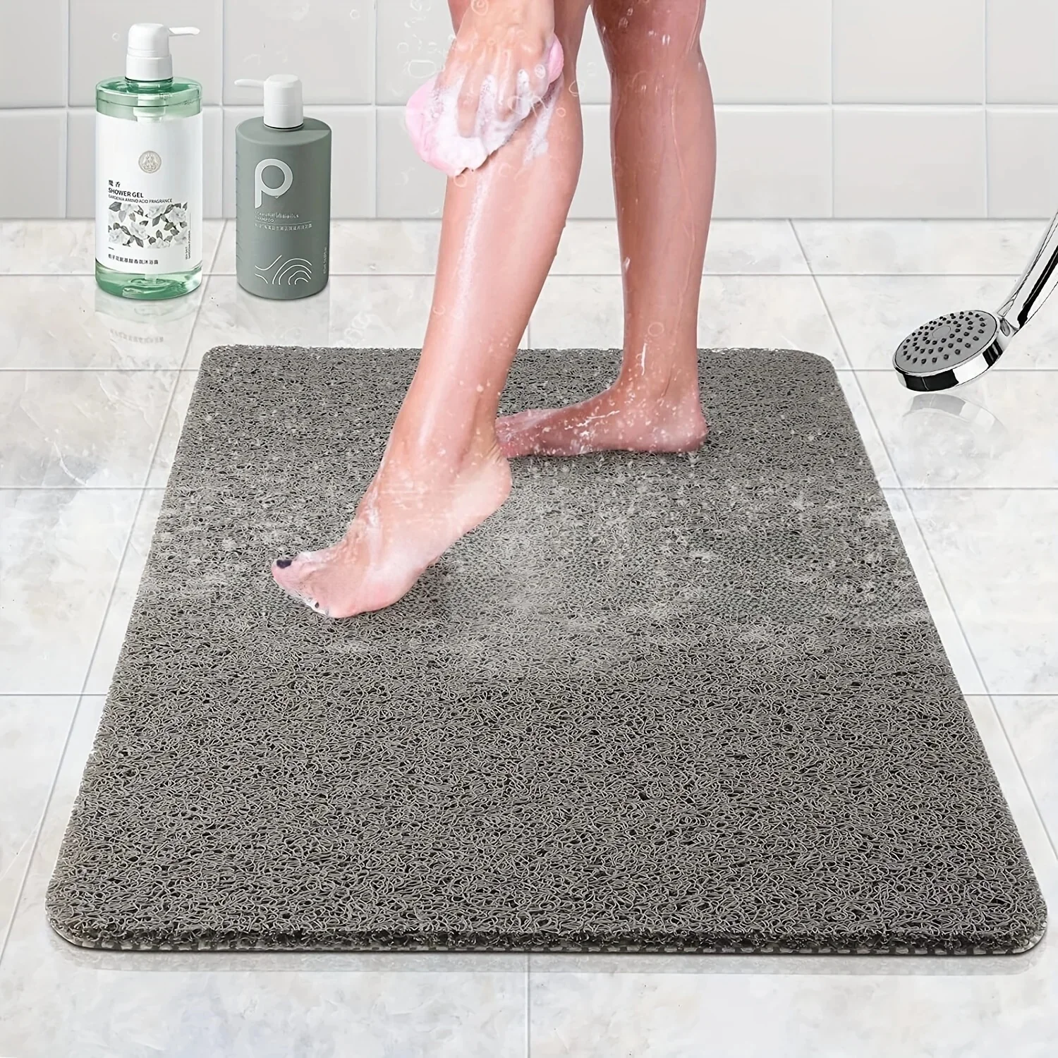 Nouveau tapis de sol de salle de bain petit tapis de salle de bain tapis de porte absorbant tapis de pied à séchage rapide tapis de toilette antidérapant tapis de salle de bain
