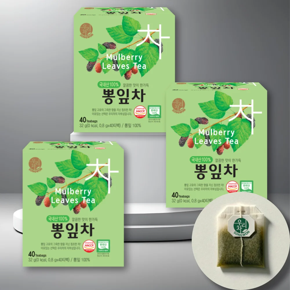 Songwon our tea mulberry leaf tea 40T x 3 pieces