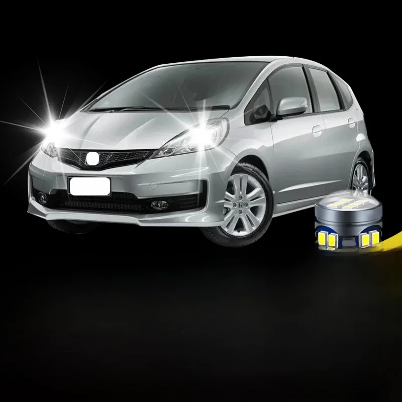 2 sztuki żarówek postojowych LED T10 do Honda Jazz Fit MK1 MK2 MK3 MK4 2001- 2017 2018 2019 2020 2021 2022 2023 Światła obrysowe — zdjęcie 2