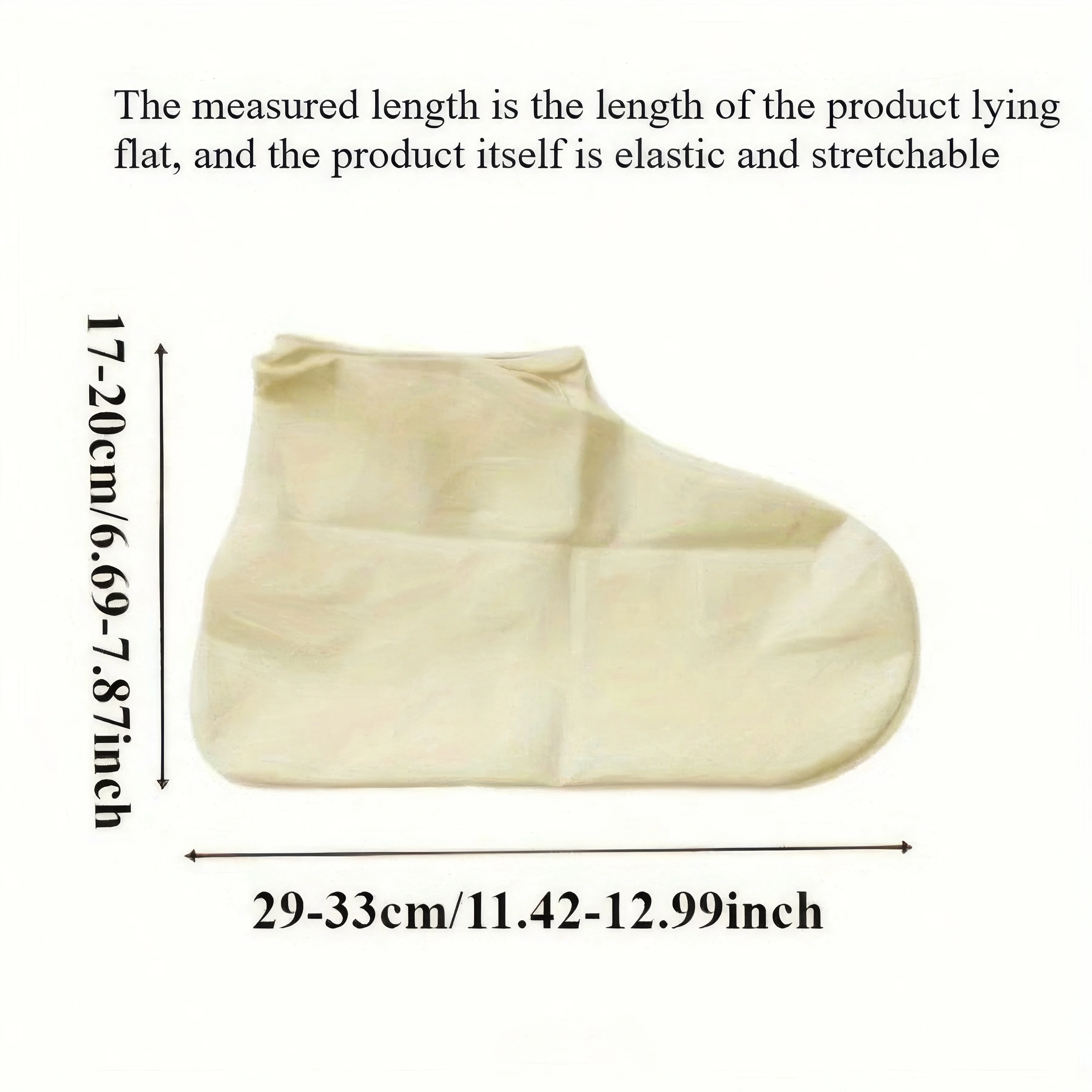 1 حذاء مطر من اللاتكس غطاء حذاء مقاوم للماء باللون الأسود/الأبيض، مناسب لكل من الرجال والنساء، يستخدم لمقاومة المطر والماء #3