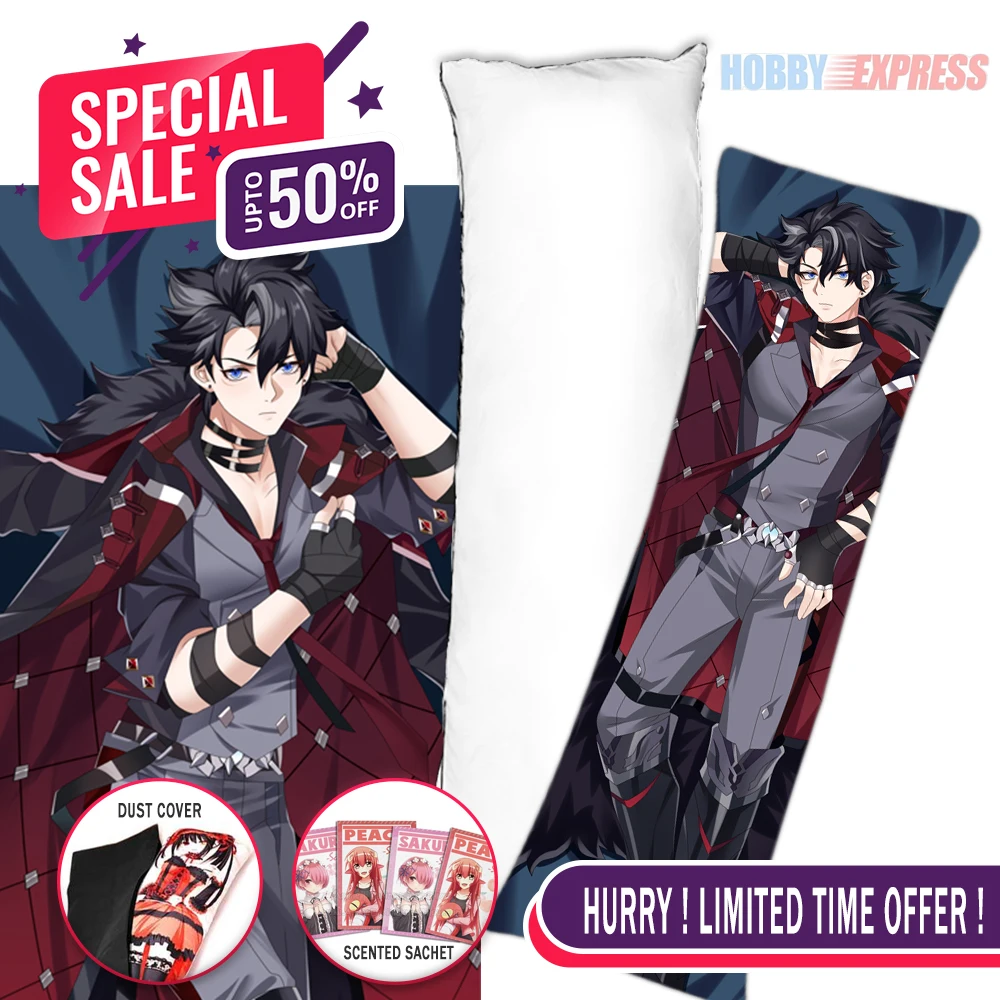 Hobby Express Anime Dakimakura Japanese Otaku Waifu Life Size Hugging Body Pillow Cover Wriothesley Genshin Impact 231115