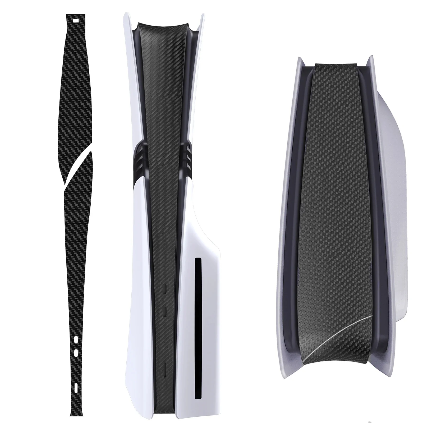 Film de protection latéral pour Console PS5 Pro, peau centrale, bande autocollante, partie centrale, accessoires pour PS5 Pro