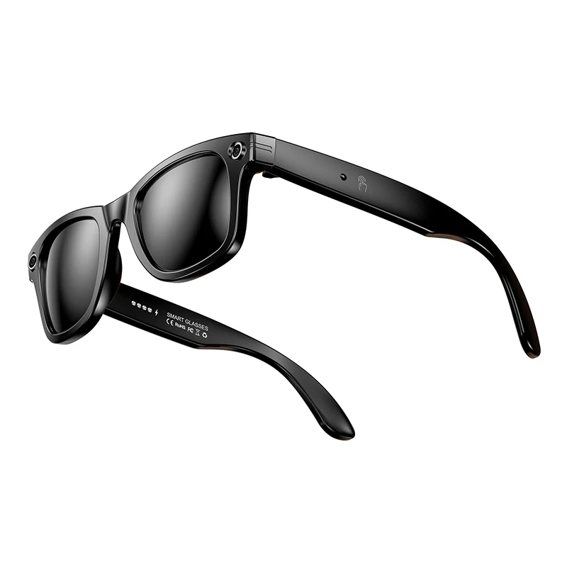 

AI-чат, Bluetooth-вызов, мужские и женские умные очки, камера 720P, видеозапись, распознавание фотографий, музыка, IP65, водонепроницаемые солнцезащитные очки