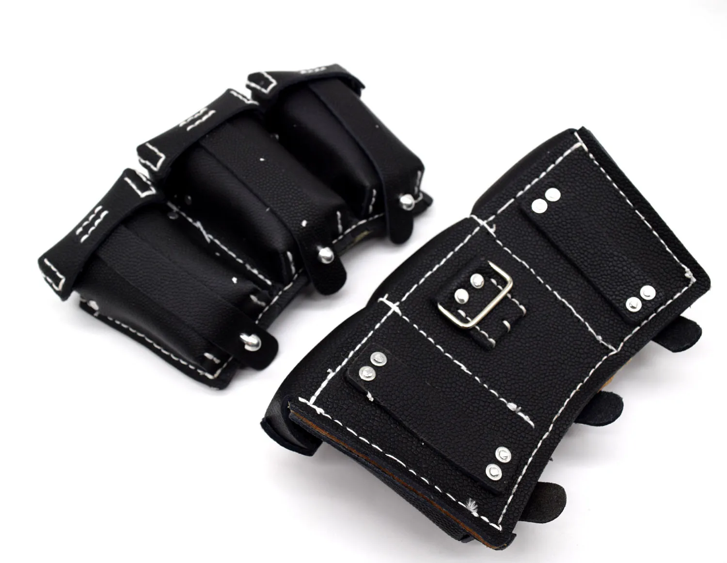 2pcs-wwii-de-black-k98-98k-magazine-pouch-leather-ammo-pouch-mause-triple-black-　