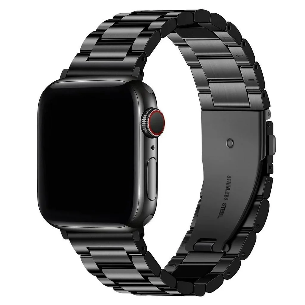 Metalowy pasek do Apple Watch Ultra 49 mm, 9, 8, 7, 45 mm, 41 mm, bransoleta ze stali nierdzewnej do IWatch 6, 5, SE, 3, 44 mm, 42 mm, 38 mm, pasek do zegarka. — 2