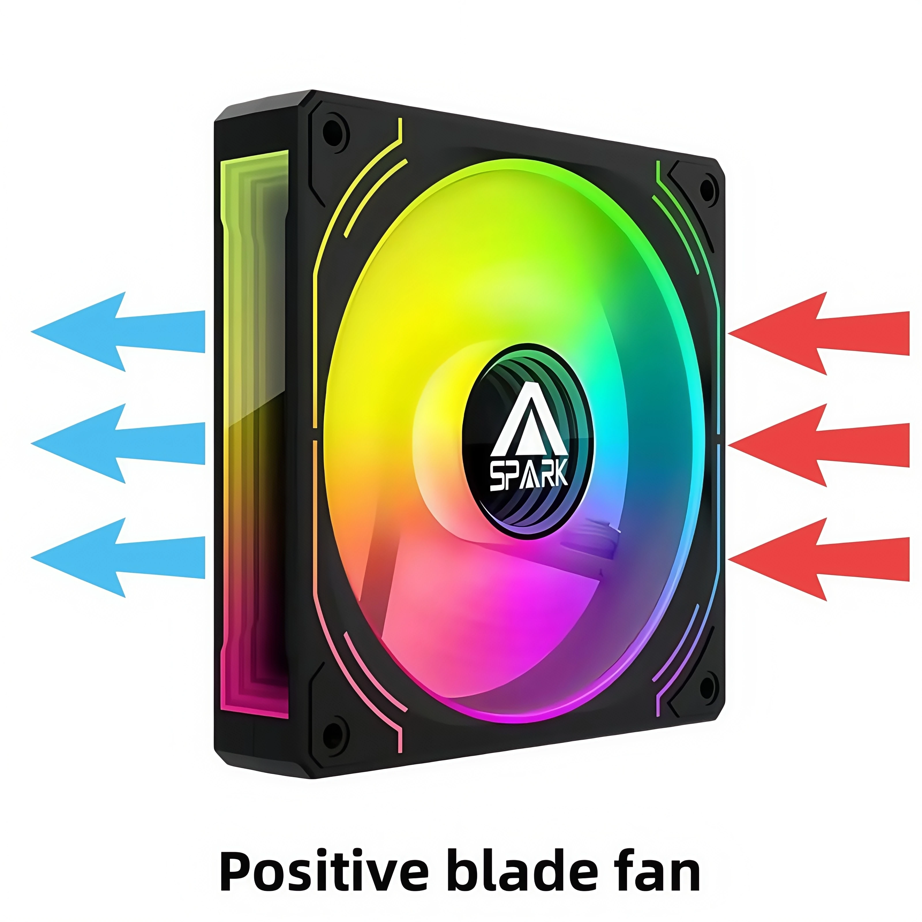 3/6 Pack 120mm ARGB PWM PC Case Fan Kit with Hub&Remote, High Airflow Low Noise 5V ARGB/4-PIN PWM Cooling Fan for Gaming Desktop