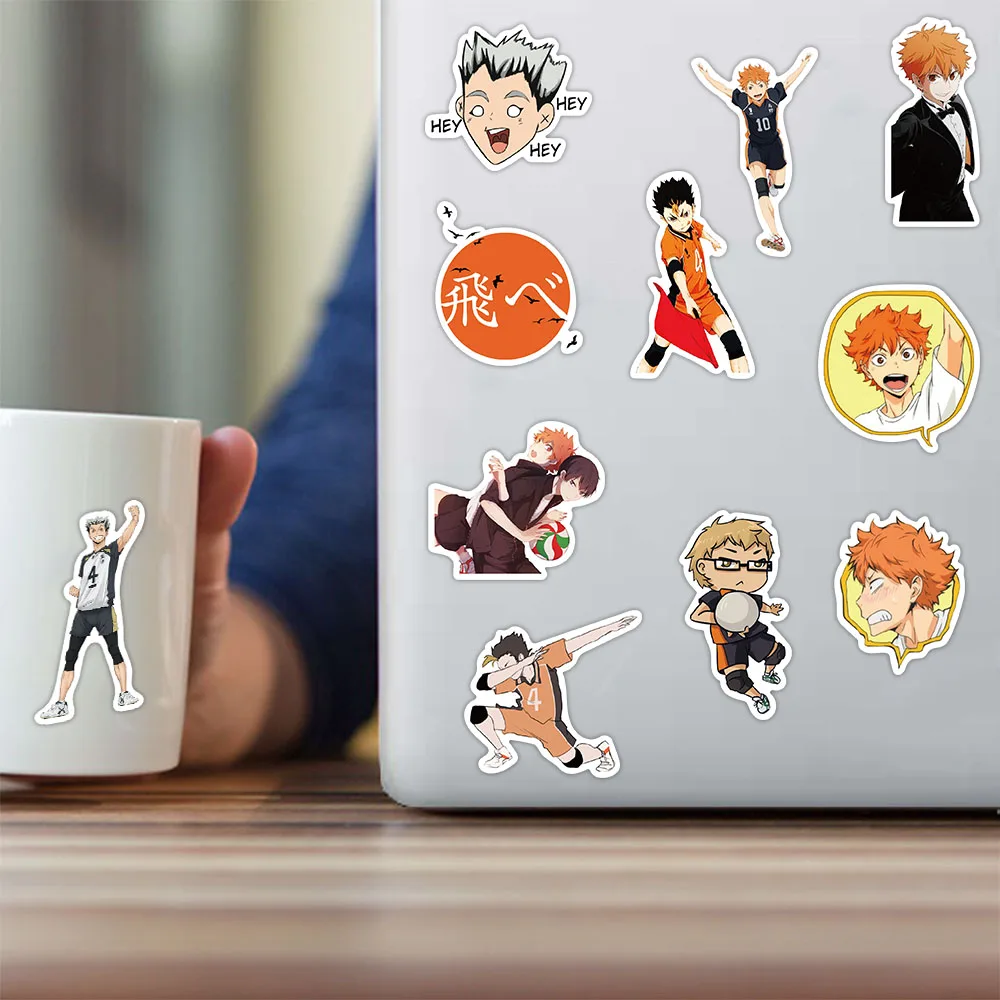 50 قطعة من ملصقات جرافيتي الرسوم المتحركة الكرتونية للأمتعة المزخرفة DIY للدراجات النارية والكمبيوتر المحمول وملصقات مقاومة للماء #4