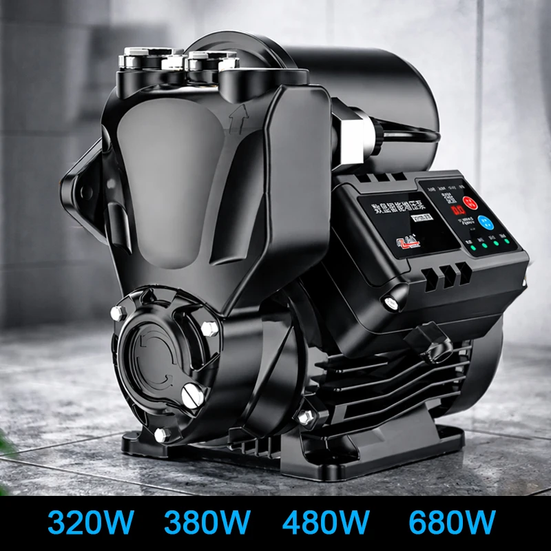 Fully Automatic Tap Water Booster Pump 320W/380W/480W/680W Pumping Self-priming Pump Silent Water Heater Booster Pump 220V