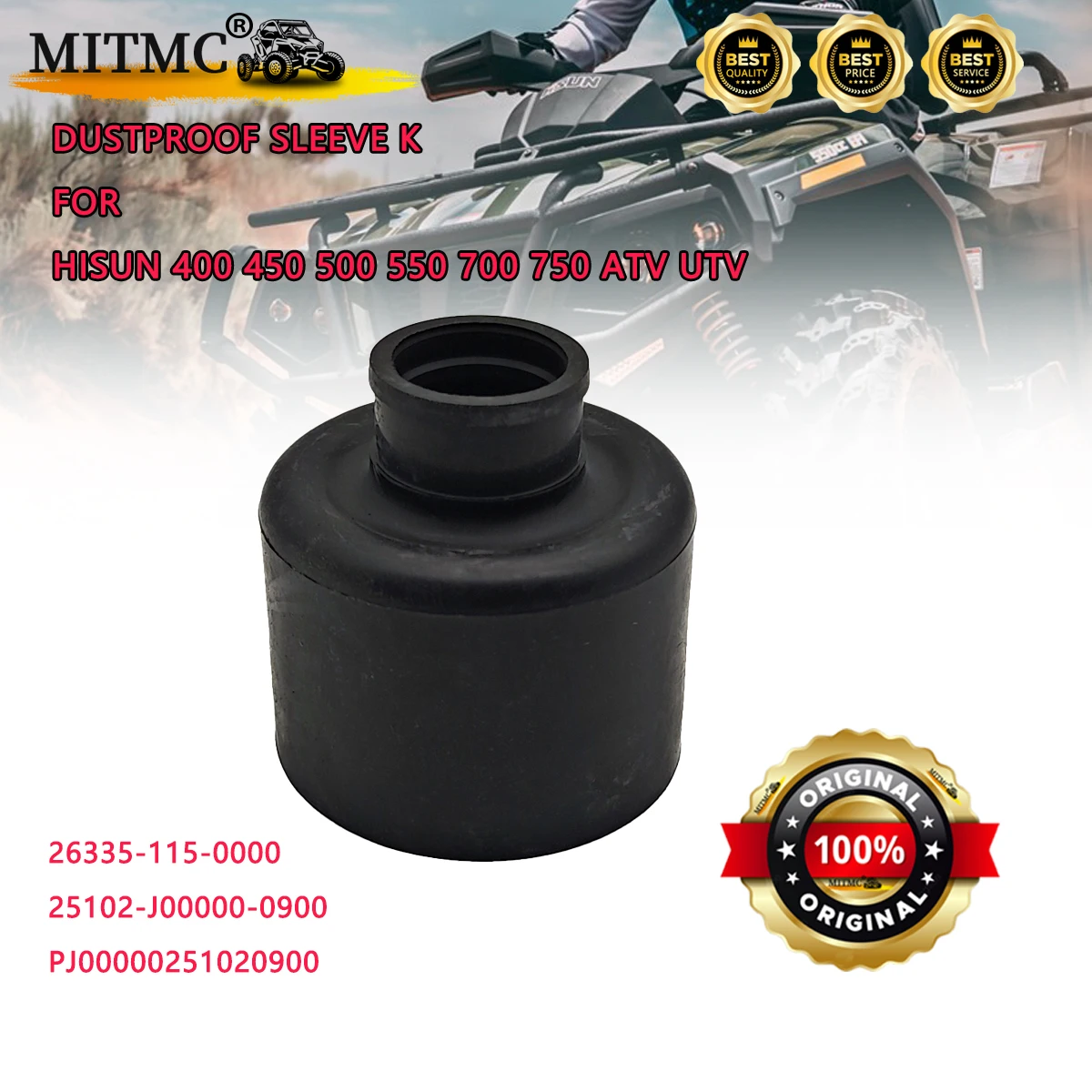 

Пылезащитный рукав K для HiSun FORGE 450 550 750 TACTIC 550 750 ATV UTV 26335-115-0000 25102-J00000-0900 PJ00000251020900