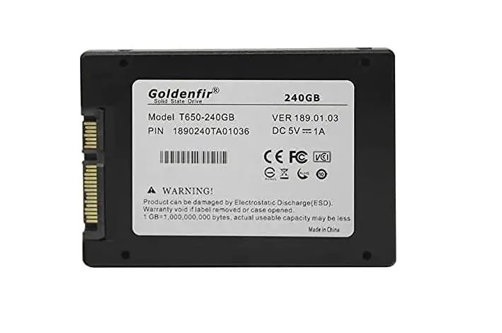 Goldenfir Sata HD SSD, 2,5-240GB, 6G
