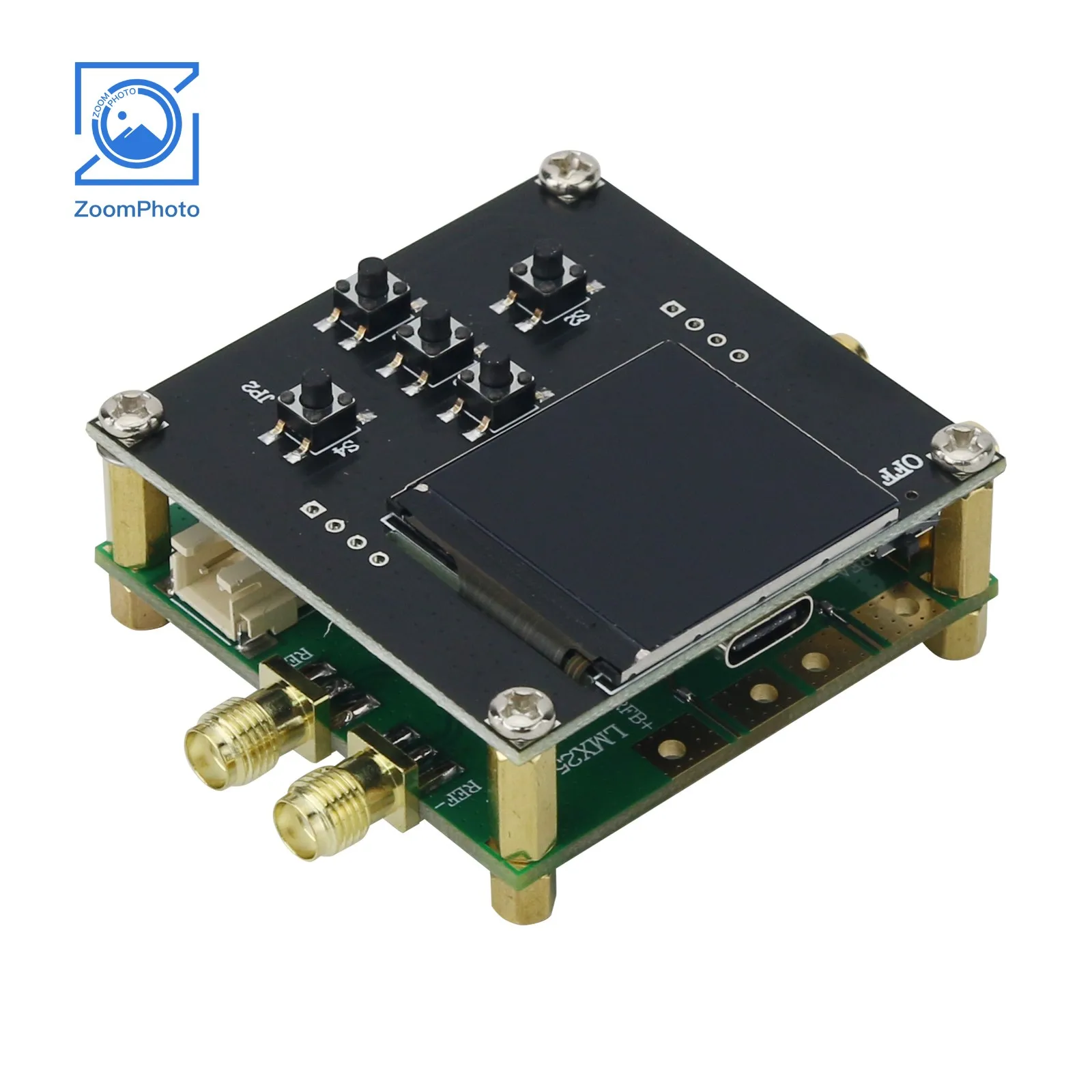 SMA 암 커넥터가 있는 고주파 위상 잠금 루프, PLL 코어 보드 + STM32 제어 보드, 10MHz-19GHz LMX2595 V3