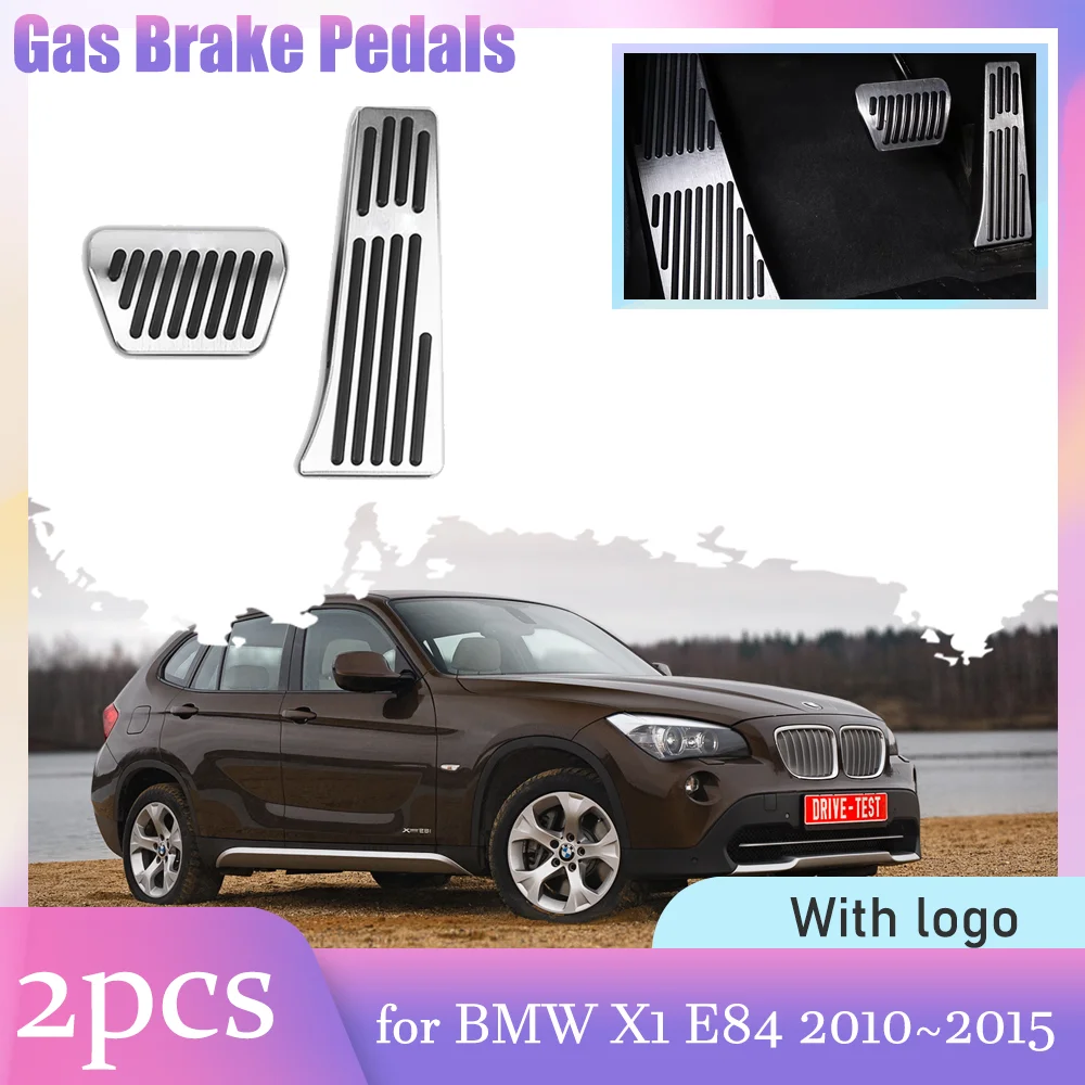 

Автомобильная Подставка под педали газа для BMW X1 E84 2010 ~ 2015 2011 2012, нескользящая подножка из нержавеющей стали, накладка на педаль, аксессуары