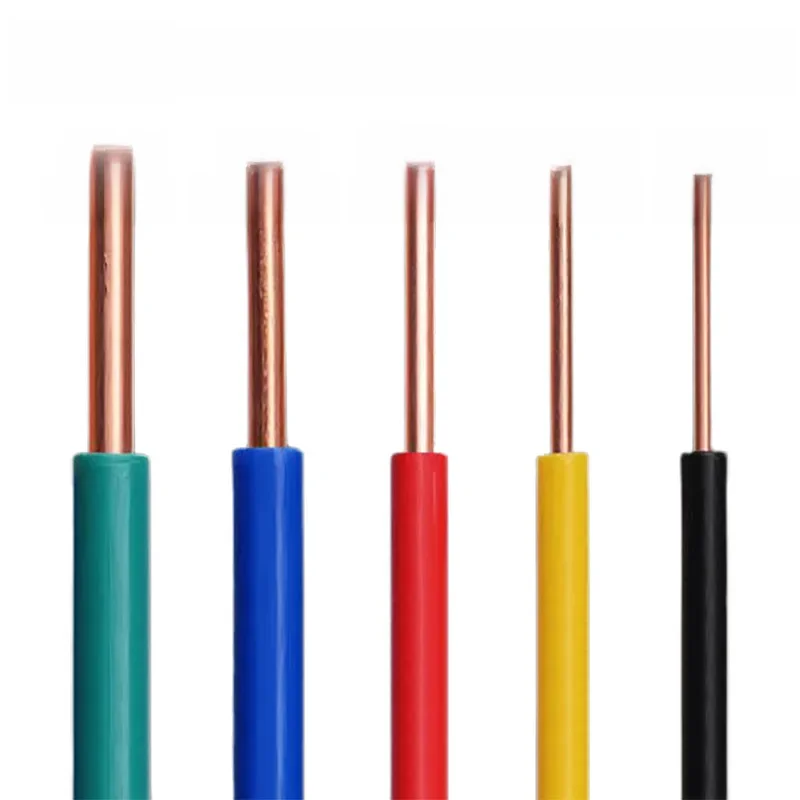 1/2 metra BV Domowy jednożyłowy drut trudnopalny 15 13 18 17 11 6 AWG rdzeń z czystej miedzi 1,5 2,5 4MM twardy drut — zdjęcie 2