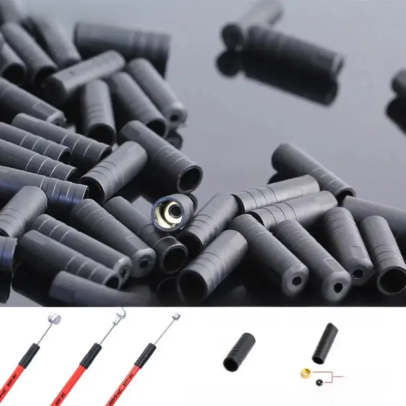 AliExpress 20/100 pcs Bicycle Basic Cable End Caps 4mm Shift 5mm Brake Cable Cover Dustproof Bicycle Brake