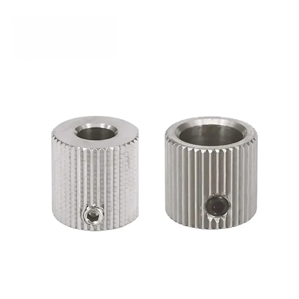 MK7 MK8 – engrenage en acier inoxydable, poulie de conducteur d'extrudeuse, pièces d'imprimantes 3D, roue 40 dents, alésage 5mm 8mm