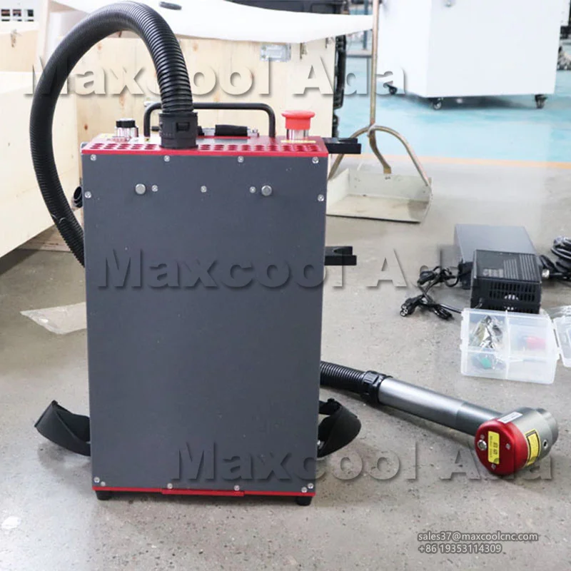 100W 200W Backpack Pulse Laser Cleaning Machine for Metal Nonmetal Rust Paint Removal