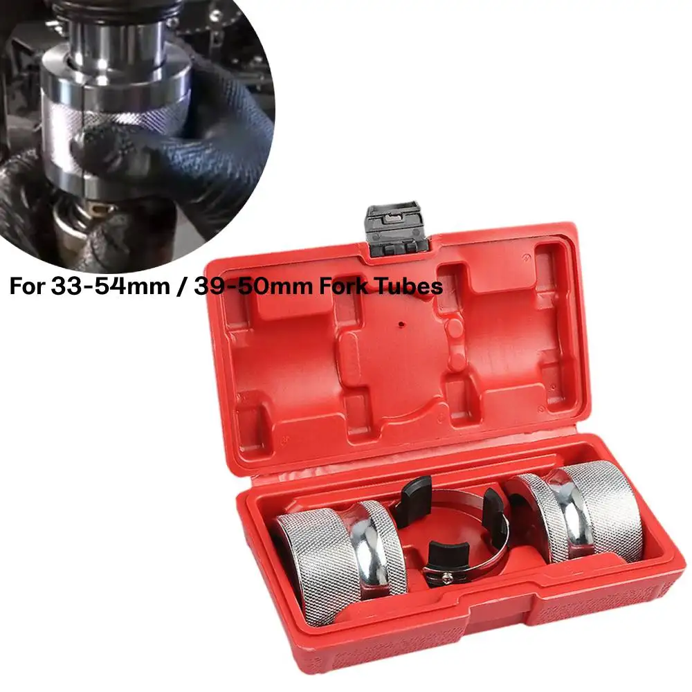 Motorcycle Front Fork Seal Driver Tool for 33-54mm / 39-50mm fork tubes Motorcycle Shock Absorber Oil Seal Installation Tool