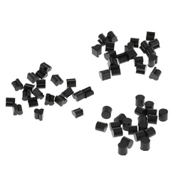 20Pcs Black Silicone Horn Silica Gel Pads Non-slip Protective Mat Replacement Part for Alto Horn Wind Brass Instrument Supply