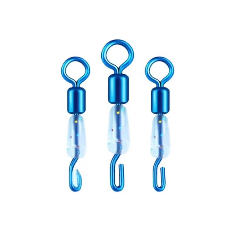 Coussretours de connecteur d'hameçon de remplacement rapide, clip de ligne, connecteur d'anneau de lecture d'ouverture, accessoire de pêche, 10 pièces, 30 pièces, 50 pièces