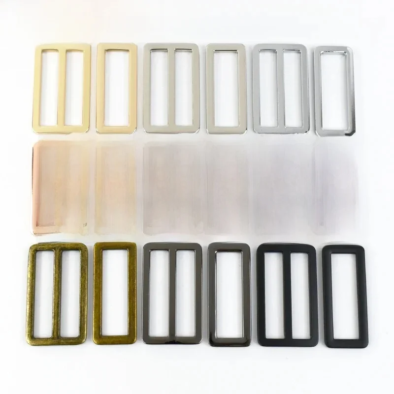 10P 20/25/32/38/50mm Metall Taschen Schnalle für Tasche Strap Ring Haken Gurtband Tri Glide Teller Verschluss Hundehalsband Schleife DIY Zubehör