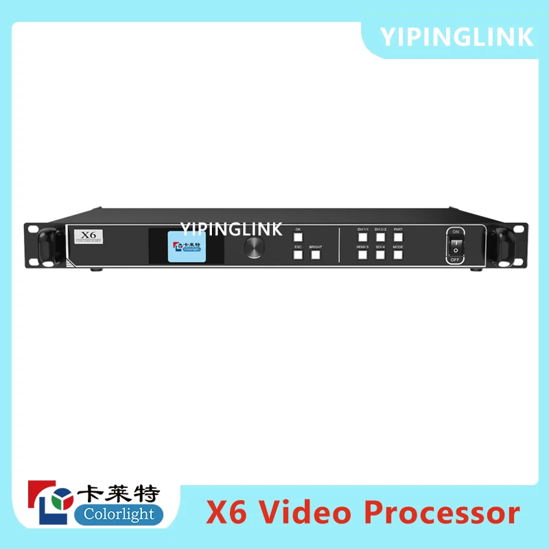 Colorlight X6 LED Screen Video Processor Loading 3.9 Million Pixels LED Digital Commercial LED Video Wall