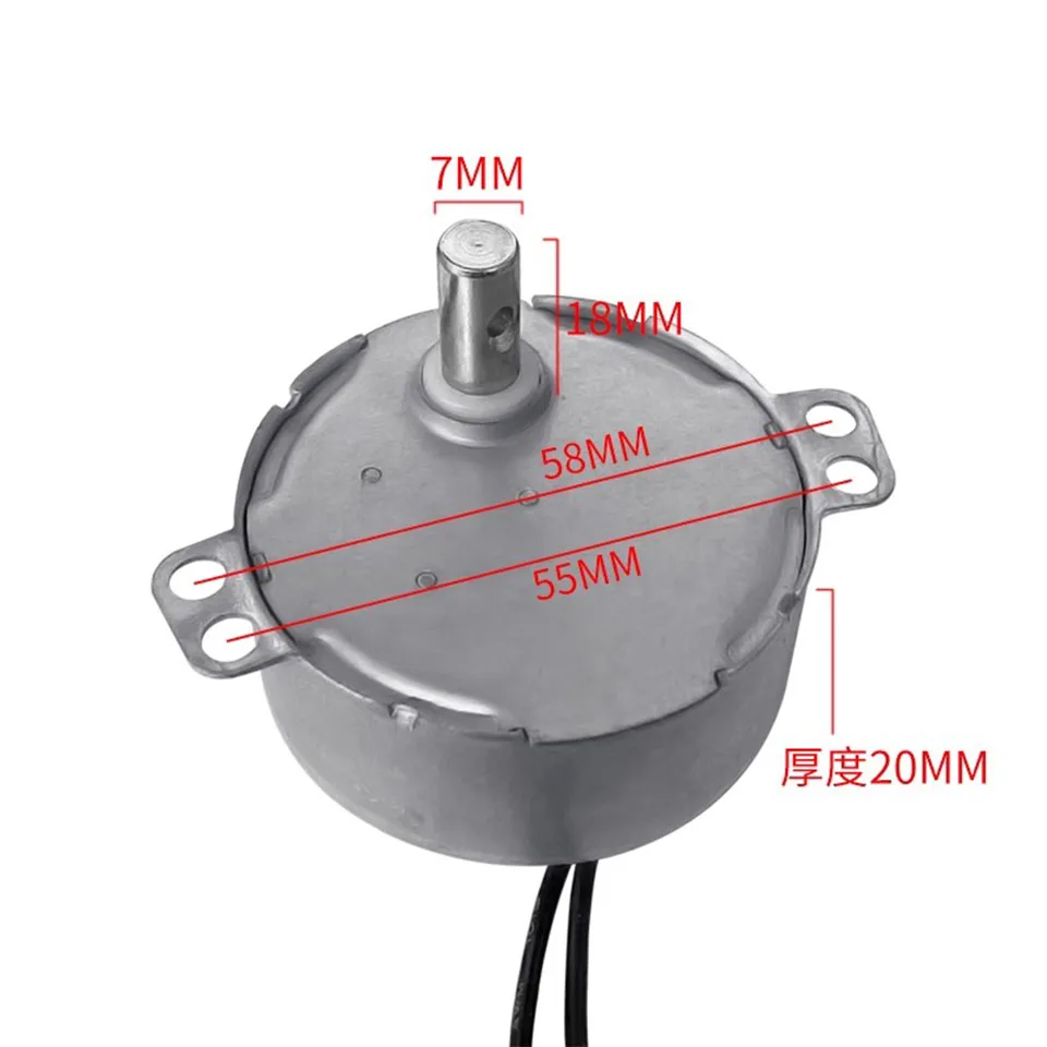 Hongyun Fan Rotating Leaf Fan High-speed Shaking Head Synchronous Motor 30/36r/Min Tyj50-8 Fan Guide Wheel Motor